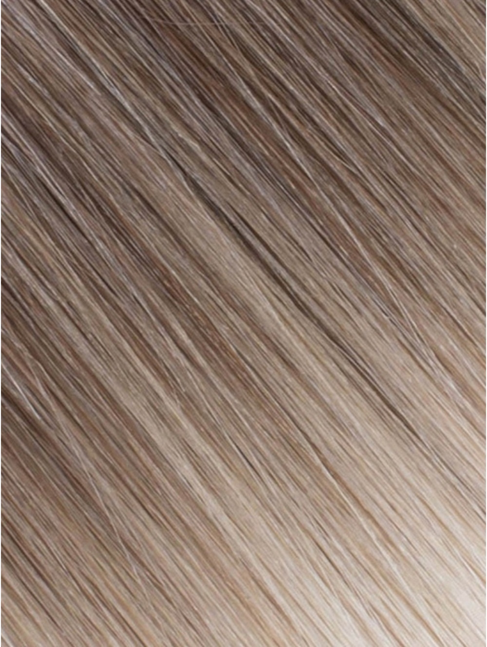BELLAMI Tape-In 16piece Hair Extension -chocolate brown rooted Ash Blonde 15”